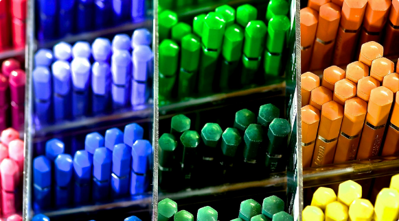 Bolígrafos de todos los colores